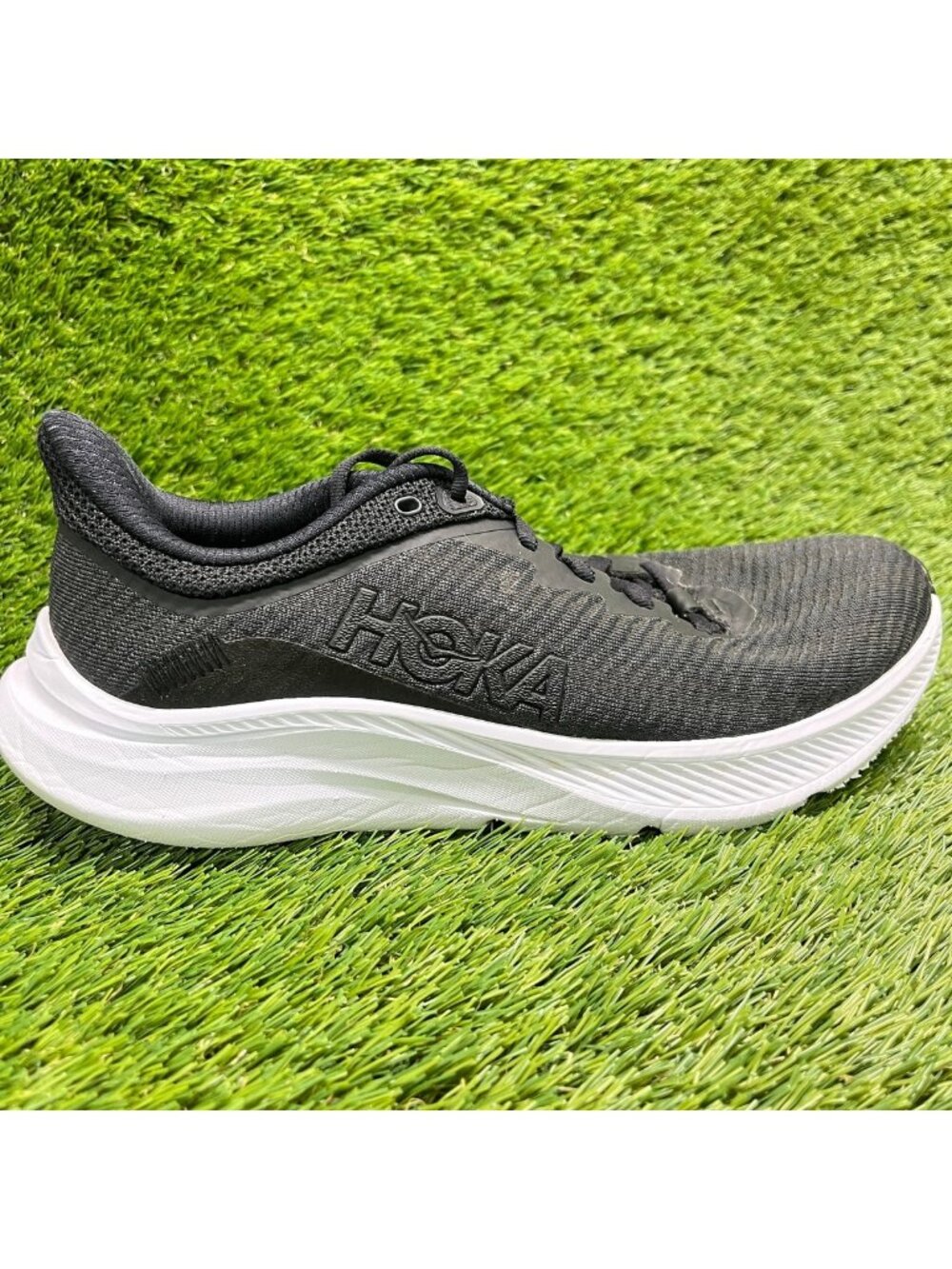 Hoka One One Solimar Womens Size 8.5 Black White Athletic Running Shoes Sneakers